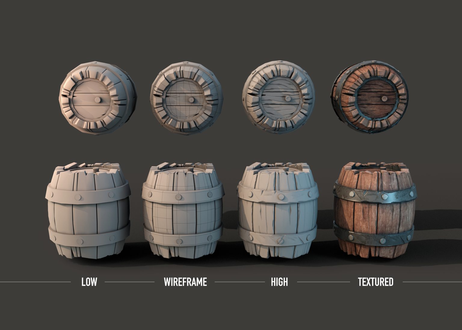 Wooden Barrel